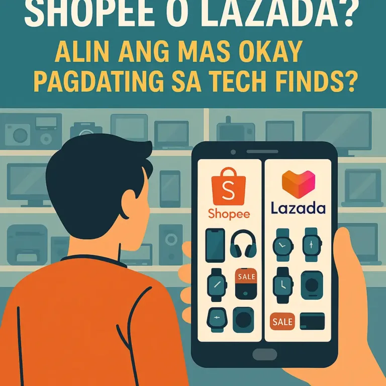 Shopee o Lazada? Alin ang Mas Okay Pagdating sa Tech Finds?