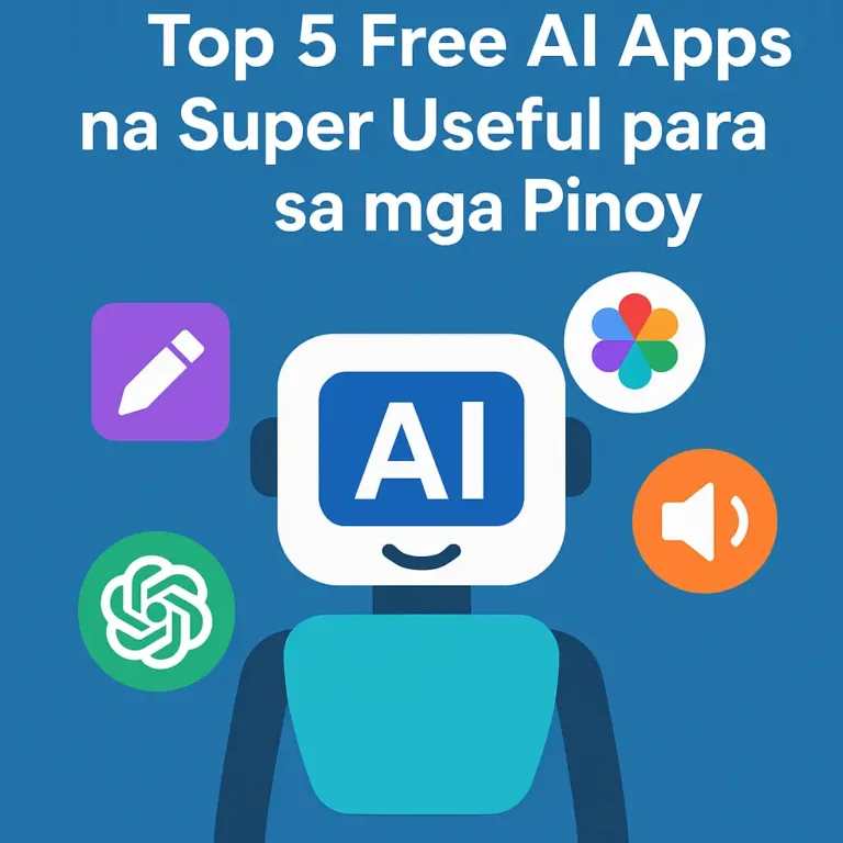 Top 5 Free AI Apps na Super Useful para sa mga Pinoy (2025)