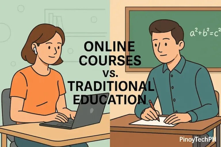 Online Courses vs. Traditional Education: Alin ang Mas Swak para sayo?